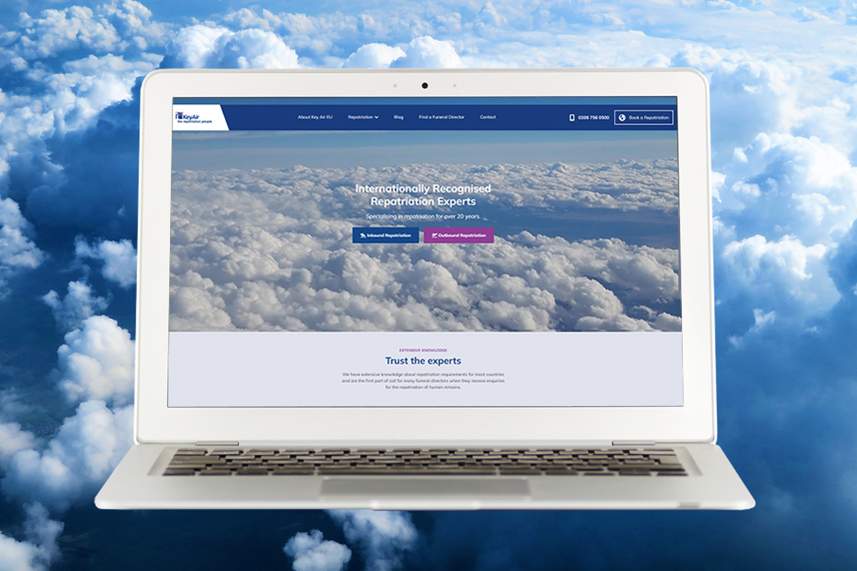 KeyAir website by DTF Digital